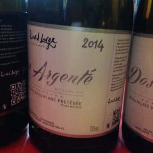 Beaujolais blanc - David Large - Dos Argenté - 2014