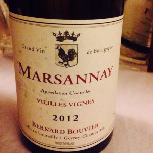 Bourgogne - Marsannay - Bernard Bouvier - Vieilles Vignes - 2012